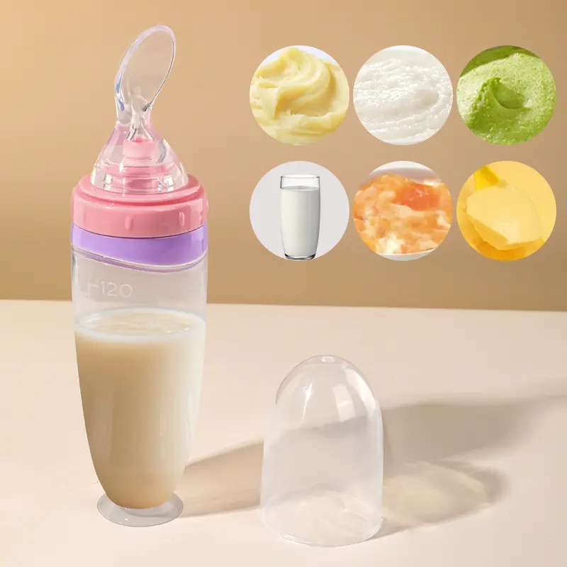 fruit feeder bottle spoon ملعقة زجاجة مغذية الفاكهة