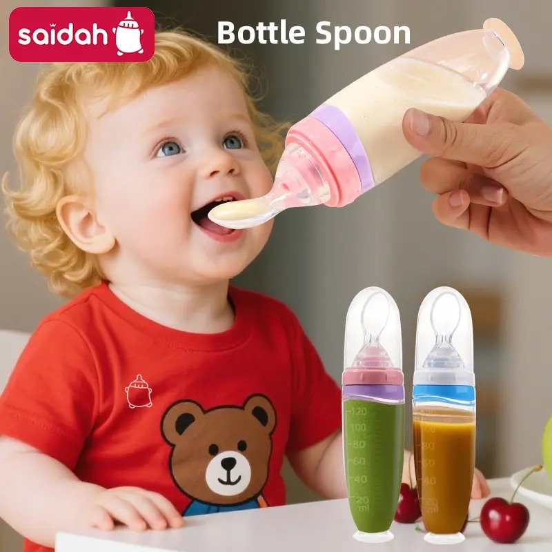 fruit feeder bottle spoon ملعقة زجاجة مغذية الفاكهة