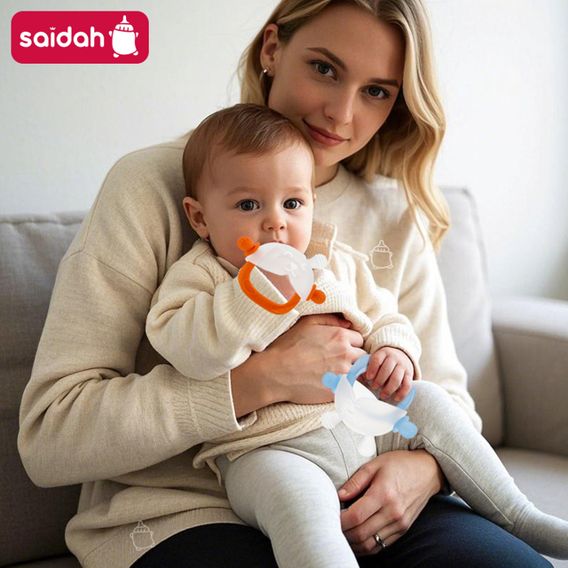 لطيف أرنب السيليكون teether للأطفال