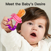 Star Silicone Baby Feeder & Teether - BPA Fruit Fruit Packifier for Bearging Leaff + Soft Pheming Tuy
