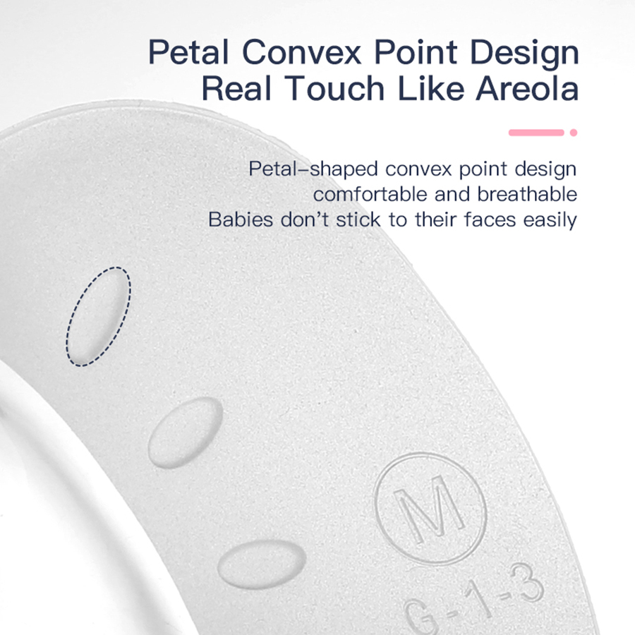 2pcs تعيين حماة حلمة من سيليكون كاريكوني