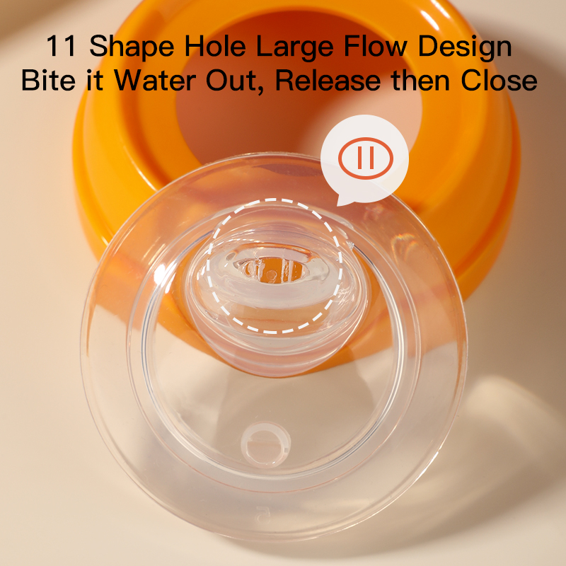 حلزح Duckbill البديلة (حلمات) لزجاجات الرقبة العريضة للحمام (5.0 سم) - قطع غيار زجاجة الطفل