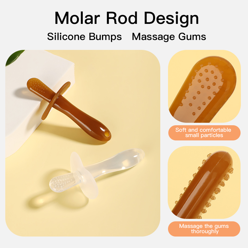 BPA خالية من BPA ، عصا السيليكون مرنة العصا للأطفال