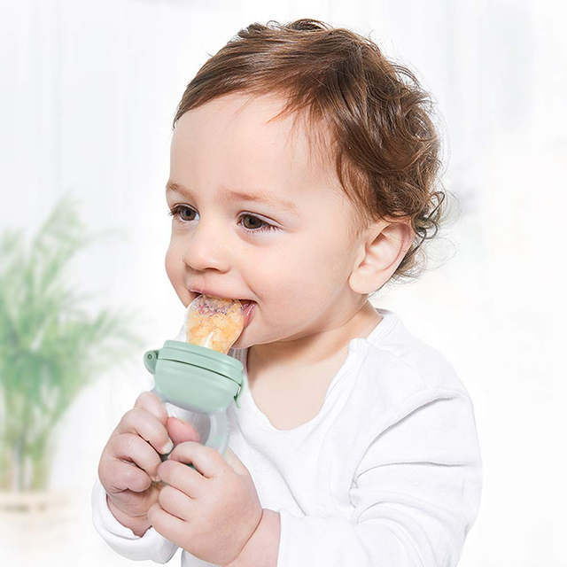 Silicone Baby Feeder Teether - تصميم خنزير لطيف للفواكه والخضروات | مصاصة طعام خالية من BPA