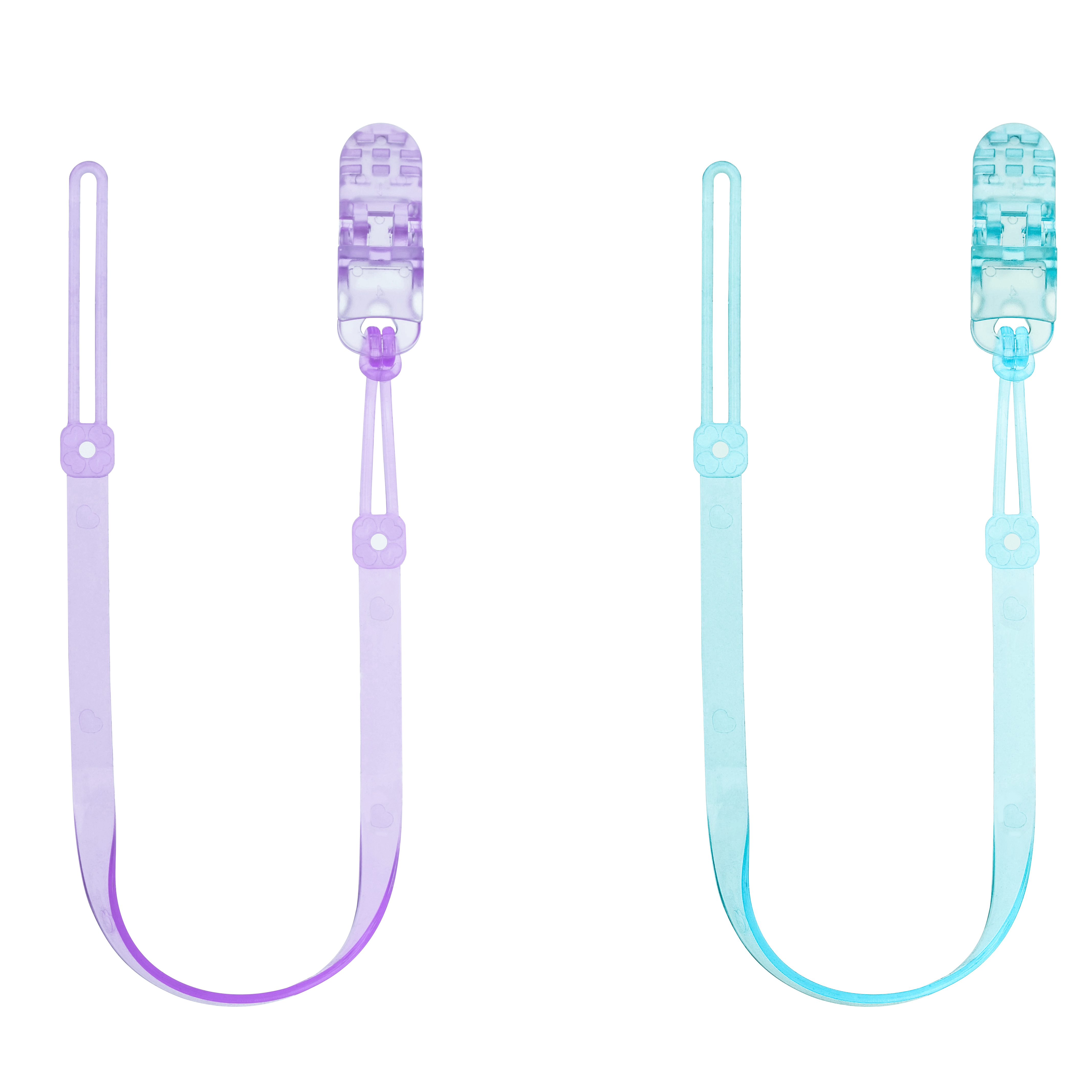 حامل مقطع مصاصة الطفل مع حبات السيليكون ومقطع التمساح-مقود مصاصة خالي