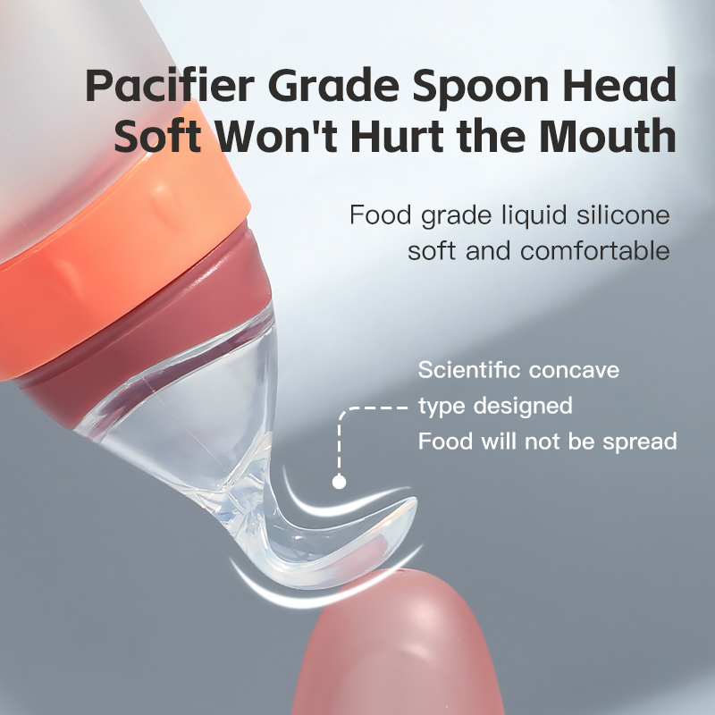 3 أوقية/100 مل من معجون الأرز السيليكون السائل مع ملعقة الاستغناء