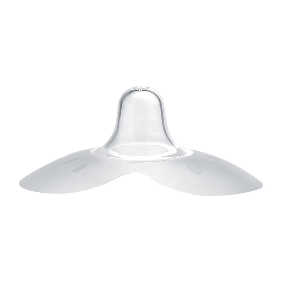 2pcs تعيين حماة حلمة من سيليكون كاريكوني