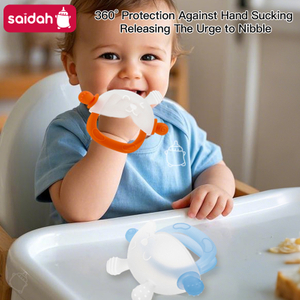 لطيف أرنب السيليكون teether للأطفال