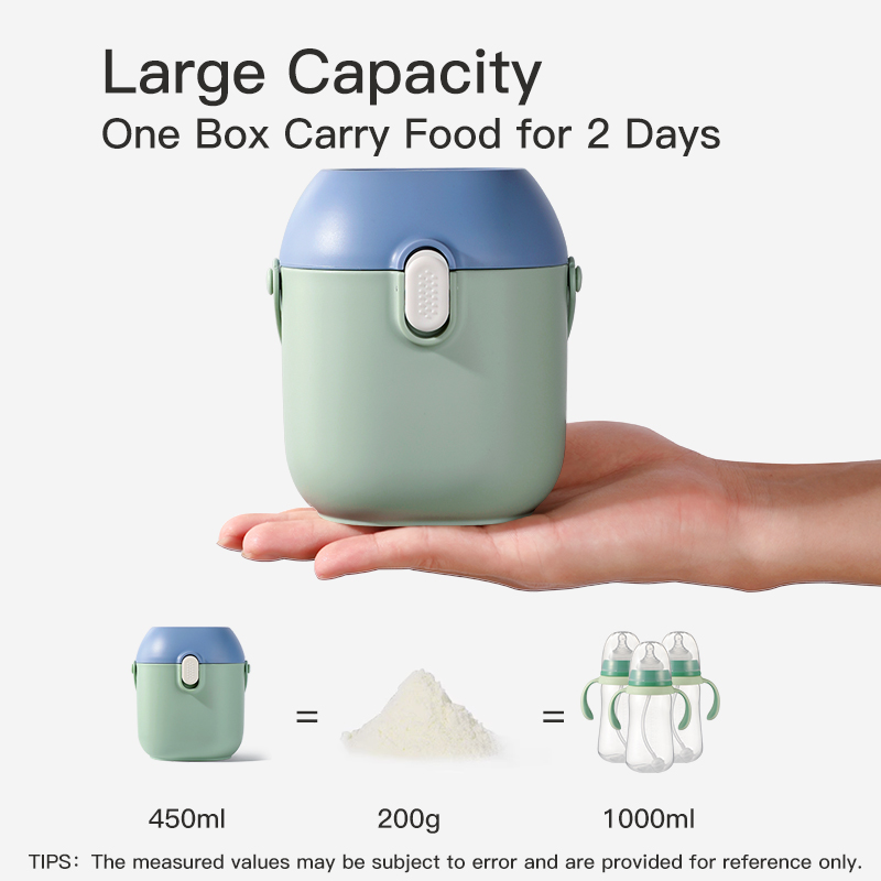 SAIDAH SD8139 قياسي كلاسيكي محمول حاوية الحليب الحليب الكبيرة