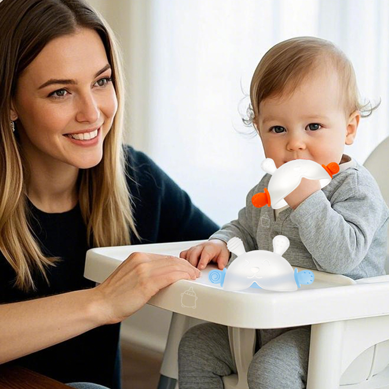 SD1700 لعبة الرنم الرباعية رائعتين مع مقبض مخفي: مثالي للأطفال الصغار - تهدئة تلك الأسنان الأولى!