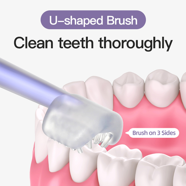 SAIDAH SD8376 مجموعة فرشاة أسنان سليكون 