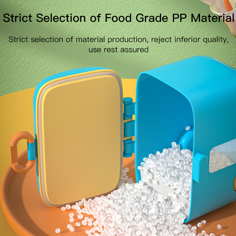 تسرب سليكيون لتخزين طعام الأطفال وعربة لعبة