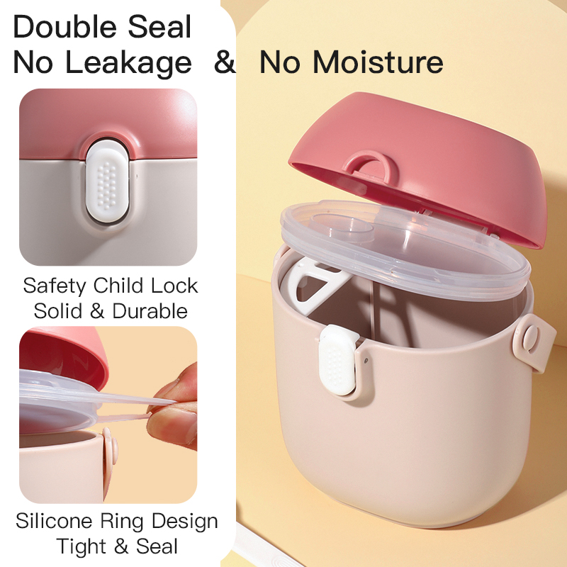 SAIDAH SD8139 قياسي كلاسيكي محمول حاوية الحليب الحليب الكبيرة